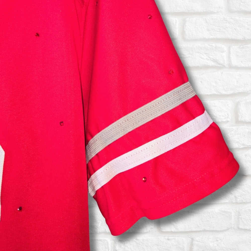 San Francisco 49ers Crop Rhinestone Jersey - Picture 6 of 7